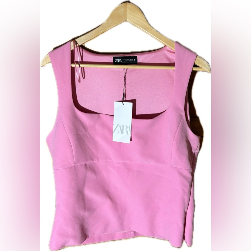 Zara Vibrant Pink Tank Top